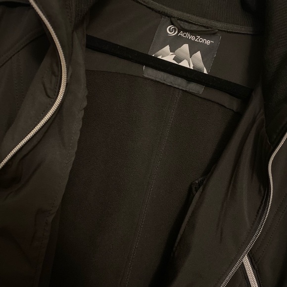 •SOLD• NWOT ActiveZone Plus Size Black Trench Coat 2X - Picture 6 of 6